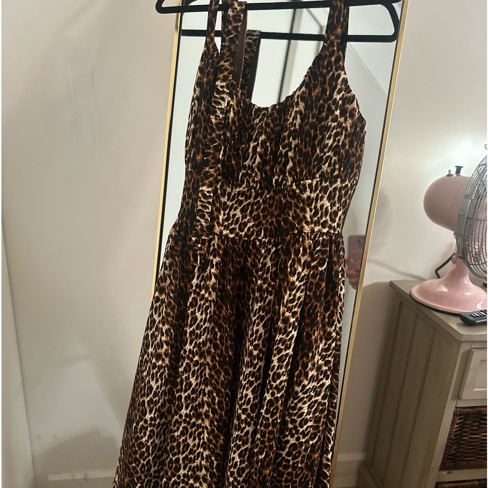 Vixen Ingenue Dress In Vintage Leopard Print